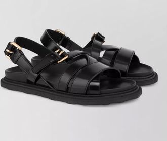 Moschino leather sandals
