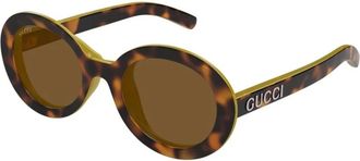 Gucci Authentieke Stijlvolle Brillen- Premium Kwaliteit! - Dames - Accessoires - Bruin - Maat: 53 MM