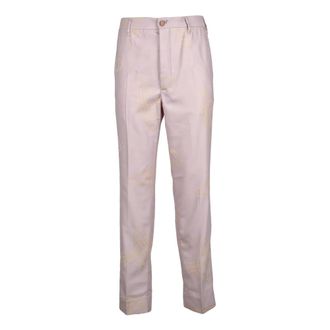Vivienne Westwood Heren, Broeken, Beige, Maat: XS Wol