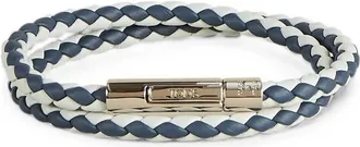 Tod's Accessoires, Heren, Blauw, ONE Size, My Colors Dubbele Wikkelarmband