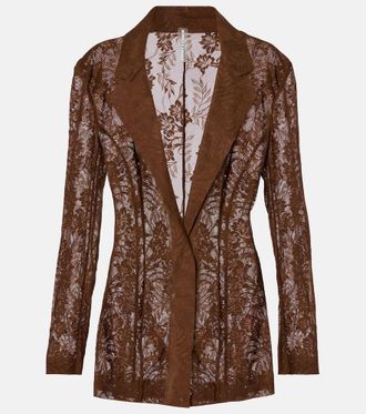 Norma Kamali Lace blazer