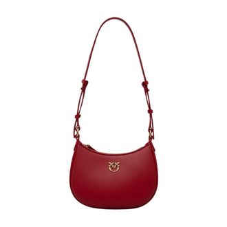 Pinko Pinko, Dames, Tassen, Rood, Maat: ONE Size Leer