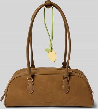 Seidenfelt Manufaktur Shoulder Bag in Leder-Optik Modell Nibe in Hellbraun, Gr&ouml;&szlig;e 1