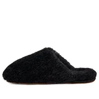 UGG (WMNS) UGG Maxi Curly Slide Black 1133151-BLK