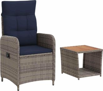 vidaXL Conjunto De Sof&aacute;s De Jard&iacute;n 2 Uds. Vidaxl