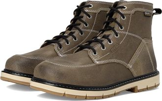 Keen San Jose 6 Waterproof (Alloy Toe) Womens Work Boots Steel Grey/Gum : 7.5 B - Medium