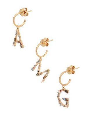 P D PAOLA ALPHABET EARRINGS