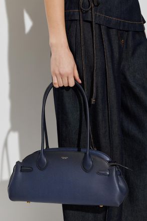 Coach Shoulder Bag Empire Carryall 34, Womens, Navy Blue