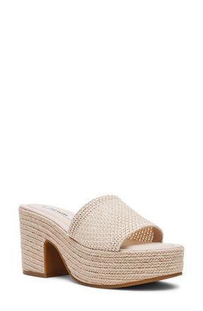 Steve Madden Trippy Platform Sandal in Natural at Nordstrom, Size 9.5