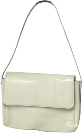 Gucci Pre-owned Shoulder Bags, female, White, Size: ONE SIZE Pre-owned Vintage Shoulder Bag