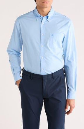 Brooks Brothers Solid Long Sleeve Shirt in Light/Pastel Blue at Nordstrom Rack, Size Xx-Large