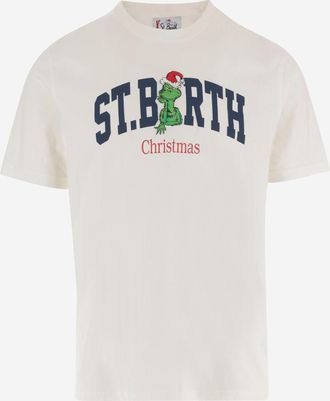 MC2 Saint Barth Baumwoll-T-Shirt mit Logo