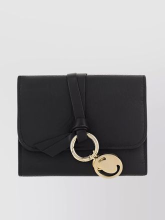 Chlo&eacute; leather alphabet wallet