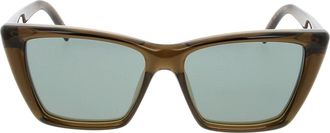 Saint Laurent Zonnebril - Dames - Accessoires - Bruin - Maat: ONE Size Nylon