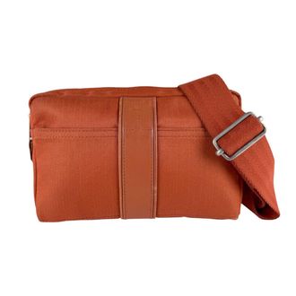 Herm&egrave;s Orange Toile Chevron Fanny Pack Pochette (Pre-Owned)