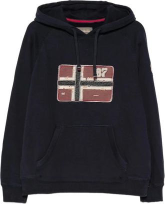 Napapijri Sweatshirt - Heren - Hoodies - Blauw - L - Hoodies & sweatvesten