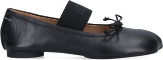 Maison Margiela Black Anatomic Nappa Leather Flats