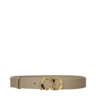 Dior Damess Riem Leer Beige