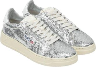 Autry Dallas Low - Dames - Sneakers - Grijs - 39 EU - Katoen - Schoenen