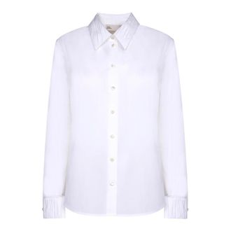 Tory Burch Tory Burch, Shirts, female, White, Size: S Poplin Shirt