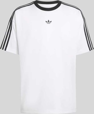 adidas Originals Relaxed Fit T-Shirt Trikot in Weiss, Gr&ouml;&szlig;e XXL