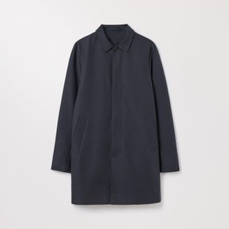 Asket The Car Coat Dark Navy