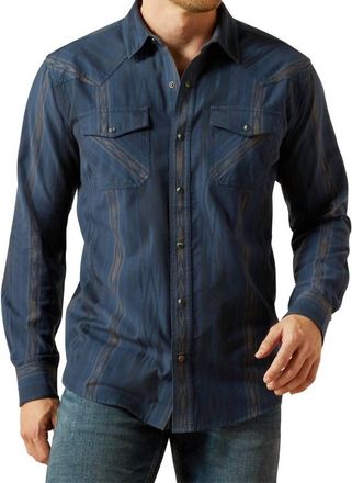 Ariat Hansen Retro Fit Shirt In Navy