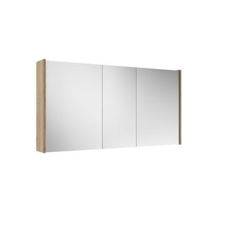 Saniclass Prime Spiegelkast - 120x63x16cm - inclusief zijpanelen - eiken