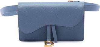 Dior Pre-owned Dior Grained Calfskin Saddle Belt Pouch Ladies 8U0FQWZJPMCA33MB