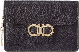Ferragamo Gancini Leather Card Holder