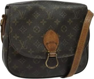 Louis Vuitton Pre-owned Cross Body Bags, female, Brown, Size: ONE SIZE Pre-owned Canvas Crossbody Bag