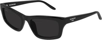 Balenciaga Cat Eye Zonnebril - Dames - Zonnebrillen - Zwart - 56 MM - Nylon - Accessoires