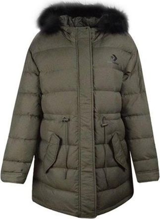 Converse (WMNS) Converse Long Down Jacket Asia Sizing Green 10007727-A01
