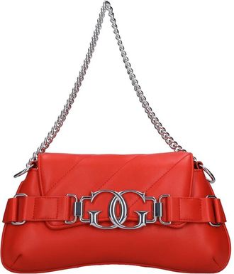 Ga&euml;lle Paris Faux Leather Bag - Dames - Schoudertassen - Rood - ONE Size - Leer - Tassen