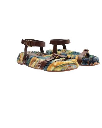 Farm Rio Farm Rio Double Loop Buckle Leather Flat