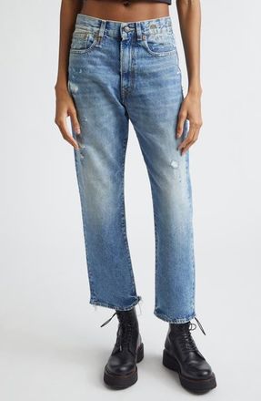 R13 Distressed Boyfriend Jeans in Bain W Rips at Nordstrom, Size 24
