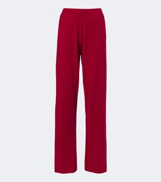 Extreme Cashmere Pantalones anchos N&deg;320 Rush en mezcla de cachemir