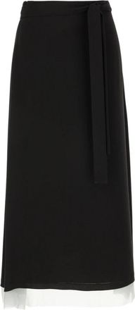 Fendi Stijlvolle Gonne voor een trendy look - Dames - Maxi Rokken - Zwart - S - Rokken