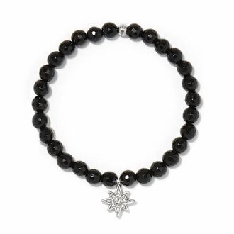 Brighton Womens Enchanting Star Bracelet In Black / Silver