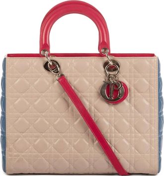 Dior Borsa a mano Lady Dior 2010 - Toni neutri