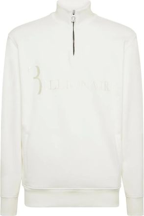Billionaire Boys Club logo-embroidered half-zip jacket - men - Fabric - XXXXL - White