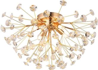 Globo Lighting Globo - plafón - KATRINA - dorado - vidrio - Ø 45cm - G9 - 64135D