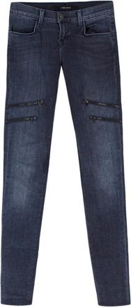 J Brand Dark Blue Zip Skinny Jeans Size 24/61