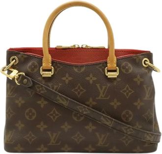 Louis Vuitton Pre-owned Pallas BB Monogram Handbag - Dames - Vintage Handtas - Bruin - ONE Size - Leer - Vintage