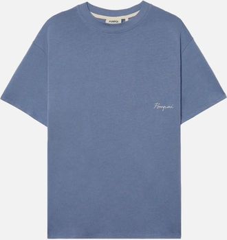 Pompeii Mens Pompeii Admission Letter Marengo Blue T-Shirt - Size: 42