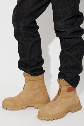 Dsquared2 Leather Ankle Boots Ankle, Mens, Brown
