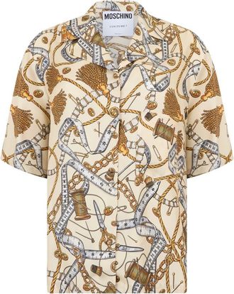 Moschino Short-sleeve Shirt - female - Moschino - Short Sleeve Shirts - Multicolor - XS - Shirts