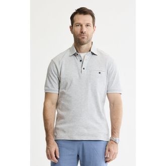 J.A.C.H.S. Cotton Interlock Polo in Heather Grey at Nordstrom, Size Xx-Large
