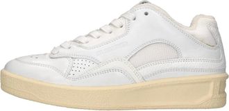 Jil Sander Schoenen, Dames, Wit, 36 EU, Leer, Basket Lage Sneakers