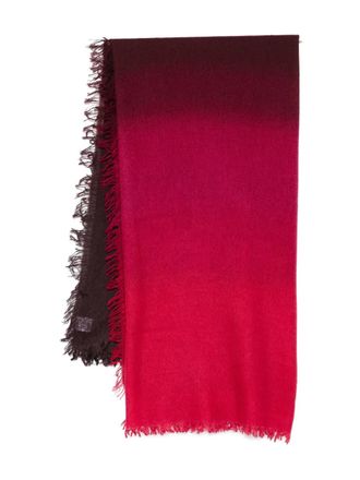 Faliero Sarti Cristina scarf - unisex - Silk/Virgin Wool - One Size - Red